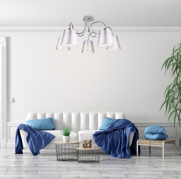 Luk zwis 5x40W E14 chrom zdjęcie 2