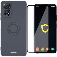 ETUI MATOWE DO REDMI NOTE 11 PRO 5G SPACECASE SILICONE RING OBUDOWA + SZKŁO