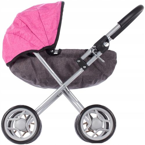 WÓZEK GŁĘBOKI DLA LALEK GONDOLA SKŁADANY I LEKKI PREZENT DLA DZIEWCZYNKI na Arena.pl