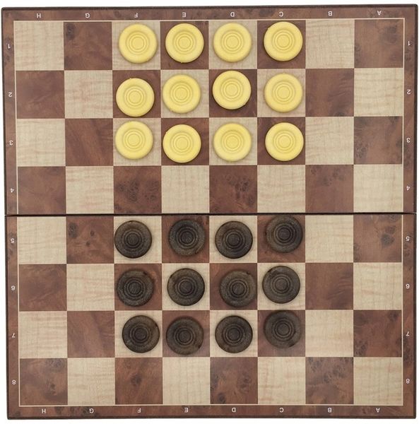 SZACHY WARCABY MAGNETYCZNE KLASYCZNE 2W1 GRA LOGICZNA zdjęcie 6