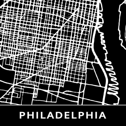 Deco Panel, Plan miasta Filadelfia 120x80 na Arena.pl