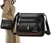 Torebka skórzana na ramię torba damska skóra ekologiczna retro