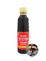 Sos sojowy koreański jin bez gmo aromatyczny delikatny do marynowania sempio 500ml