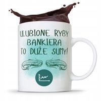 Dla Bankiera Kubek Na Prezent Ulubiona Ryba Z Nadrukiem Ze Zdjęciem