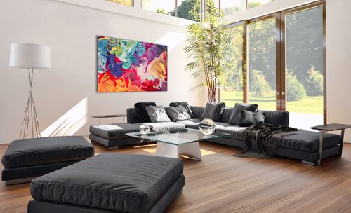 Obraz Na Płótnie - Kompozycja Barw - 120X80 Cm - Aa120X80-3877 na Arena.pl