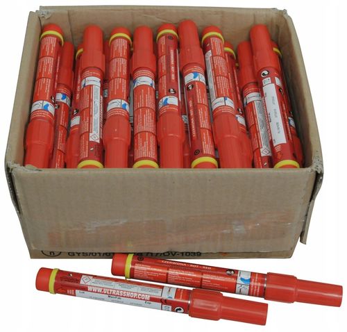 CZERWONA RACA MORSKA METALOWA ELIOS FDF 60s 1 sztuka FLARA DLA KIBICÓW na Arena.pl