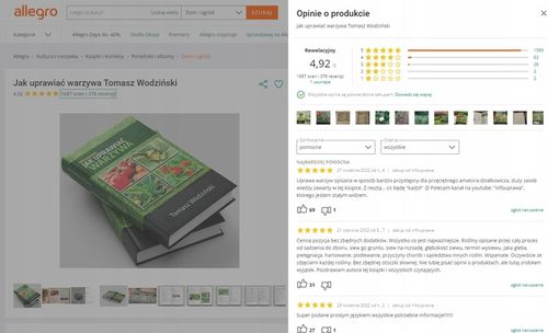 Książka infouprawa JAK UPRAWIAĆ WARZYWA + Kalendarz Warzywnika 2024 na Arena.pl