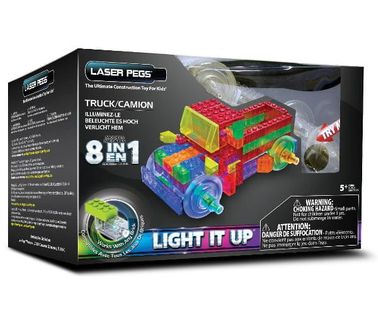 Laser Pegs Świecące Klocki 8W1 Truck Ciężarówka Pb1430B