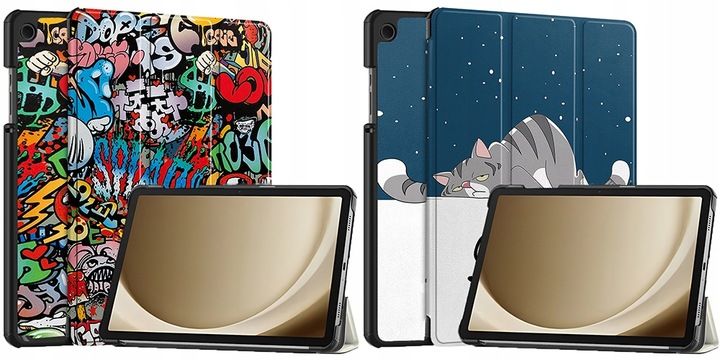 ETUI SMART COVER GRAFIKA do SAMSUNG GALAXY TAB A9 8,7 " SM X110 SM X115 zdjęcie 5