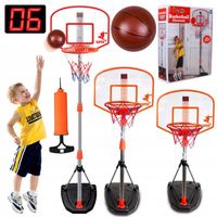 ZESTAW DO GRY W KOSZYKÓWKĘ w domu DUŻA KOSZYKÓWKA + PIŁKA cyfrowy licznik