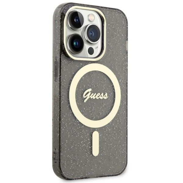 Etui Guess do iPhone 14 Pro, Czarny, MagSafe zdjęcie 4