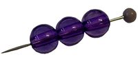 Korale Akrylowe Kula 10mm (14szt) Fiolet