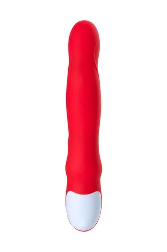 jos redli vibrator with moving head, silicone, red, 21 cm na Arena.pl