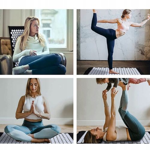 MATA DO AKUPRESURY ZDROWOTNA Z KOLCAMI POBUDZAJĄCA KRĄŻENIE MASAŻ PODUSZKA na Arena.pl