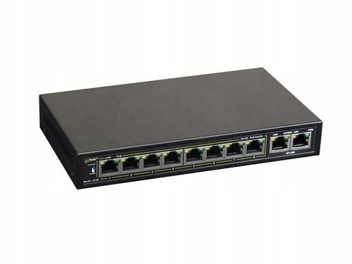 Switch POE do 8 kamer IP Pulsar S108 na Arena.pl