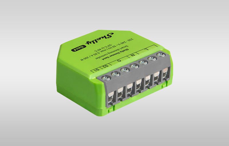 Shelly Dimmer Gen4 Ściemniasz Dimmer Wi-Fi Bluetooth Zigbee Matter zdjęcie 9