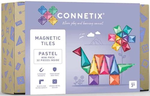 Connetix: klocki magnetyczne Pastel Mini Pack 32 el na Arena.pl