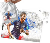 PUZZLE - KYLIAN MBAPPE WZORY DLA MAŁEGO PIŁKARZA 96EL + WORECZEK
