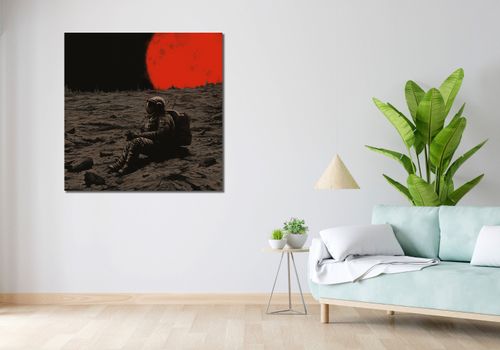 Obraz 100x100cm Samotność w Kosmosie na Arena.pl