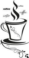 100X50CM COFFEE NAKLEJKA