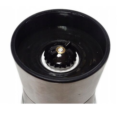 Młynek ręczny do soli i pieprzu PRACTICO 190 ml ceramiczne żarno szkło stal nierdzewna na Arena.pl