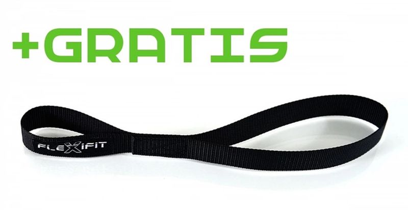 TAŚMA TRENINGOWA RESISTANCE 250x15 GREY + GRATIS zdjęcie 2