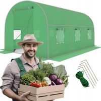 TUNEL FOLIOWY 10m² OGRODOWY SZKLARNIA 4x2,5m UV-4