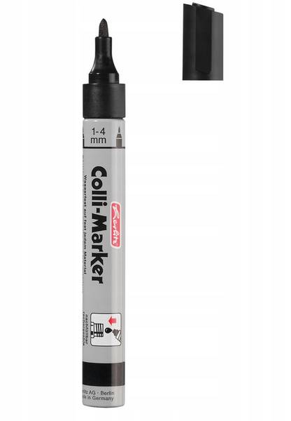 MARKER PERNAMENTNY COLI MARKER HERLITZ CZARNY zdjęcie 1