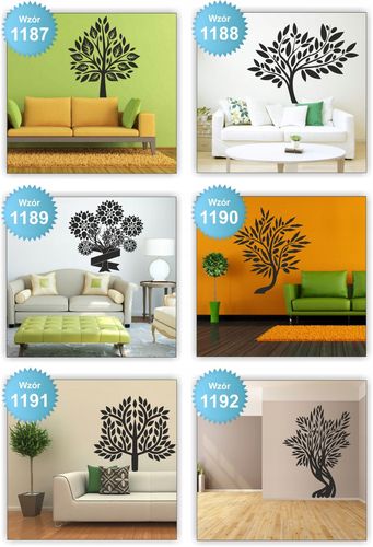 NAKLEJKI na ścianę ścienne DRZEWO drzewa 160cm na Arena.pl