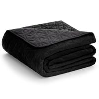 Narzuta na łóżko LAILA styl glamour 260x280 czarna AmeliaHome