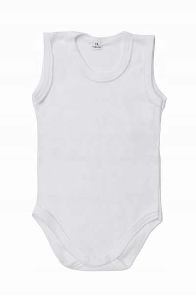 BODY RAMIĄCZKO na ramiączkach białe kolor 74 RAMKA zdjęcie 1