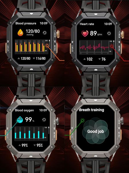 Smartwatch niktrade 10009 czarny zdjęcie 12