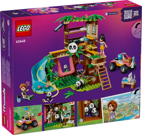 LEGO Friends Opieka nad pandami w rezerwacie 42648 - domek na drzewie na Arena.pl