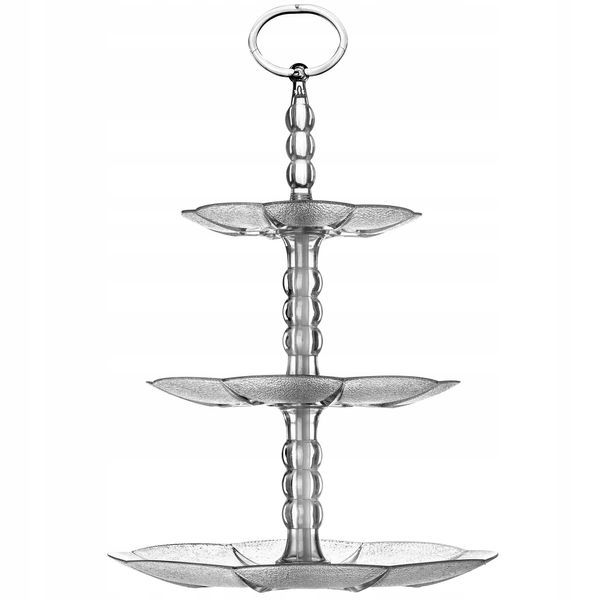 PATERA NA CIASTO OWOCE PIRAMIDA 3 POZIOMY ETAŻERKA zdjęcie 3