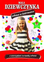 Mała Dziewczynka Zabawa W Kolorowanie