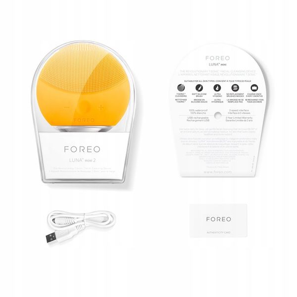 Foreo Luna Mini 2 Pulsation Battery Yellow zdjęcie 6