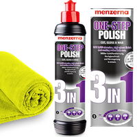Menzerna 3w1 One Step Pasta Polerska Do Usuwania Rys 3in1 250ml MIKROFIBRA