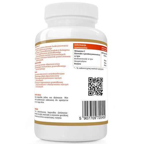 RUTYNA WITAMINA C 1000mg FORTE Przeziębienie 240ka na Arena.pl