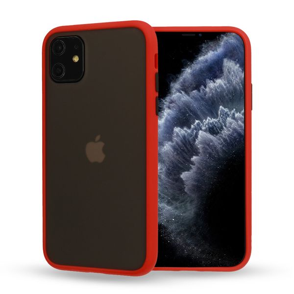 Vennus Color Button Bumper do Xiaomi Redmi 8A Czerwony zdjęcie 1