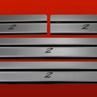 Listwa progowa MAZDA 2 MK4 Stal nierdzewna 304 połysk 4szt