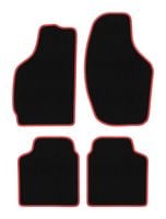 Dywaniki welurowe CARLUX-RED do Daewoo Tico 1996-2001 czarne