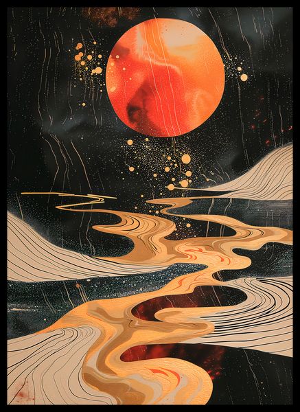 Plakat 39,5x55cm Planetarny Taniec zdjęcie 2