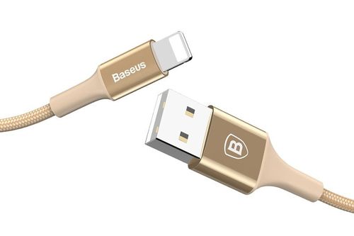 Baseus Shining kabel USB Lightning iPhone 2A 1m Złoty na Arena.pl