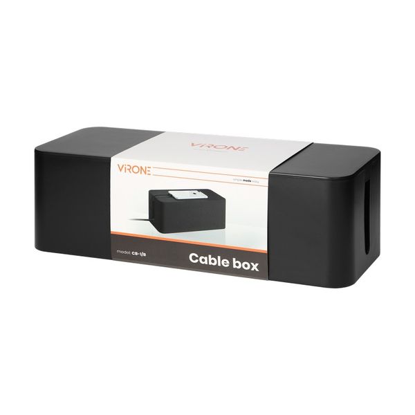 organizer do kabli box czarny - on-cb-1/b zdjęcie 2