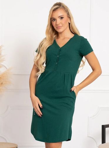 KOSZULA NOCNA CIĄŻOWA DO KARMIENIA Z KIESZENIAMI NA NAPY FORMOMMY L na Arena.pl