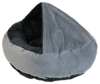 Legowisko dla psa kota szare XL budka BUNNY 68x68x12cm