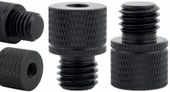 adapter tuleja redukcja m12 na 1/4" statywowa aluminiowa czarna 23 mm