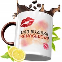 Kubek Bordowy Dla Managera Na Urodziny Prezent Z Nadrukiem Ze Zdjęciem