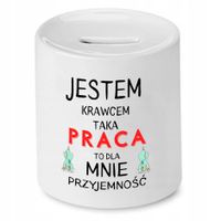 Skarbonka Dla Krawcowej Krawca Jestem Krawcem Z Nadrukiem Ze Zdjęciem