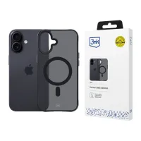 Etui 3mk Smoke MagCase na iPhone 17 - czarne półprzezroczyste